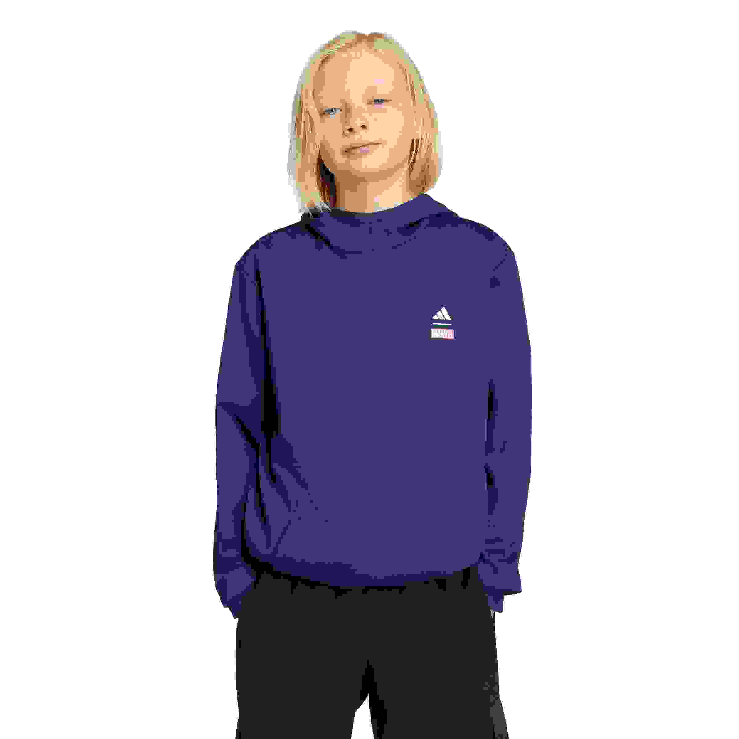 adidas Marvel Big Boys' Dark Blue Spider-Man Hoodie